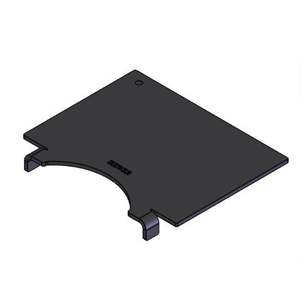 010/EZ032 - Charnwood Arc 5 Upper Baffle / Throat Plate - Stove Supermarket