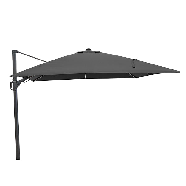 Pacific Lifestyle Glow Challenger T2 3m Square Anthracite Parasol
