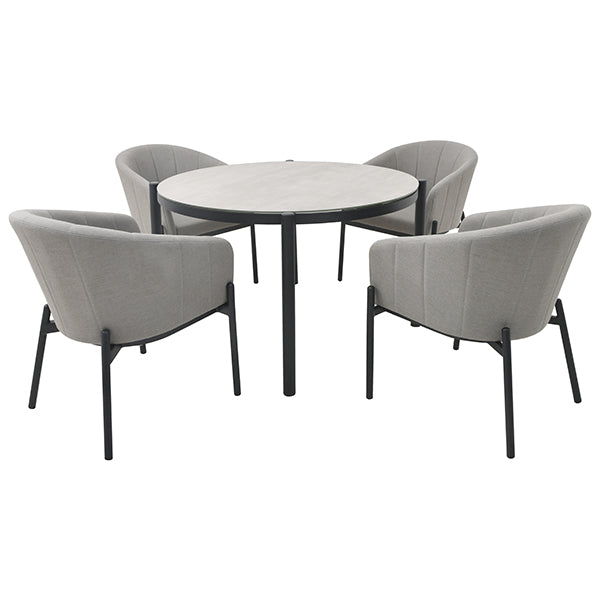 Pacific Lifestyle Nevada 4 Seater Dining Set - Putty - Stove Supermarket