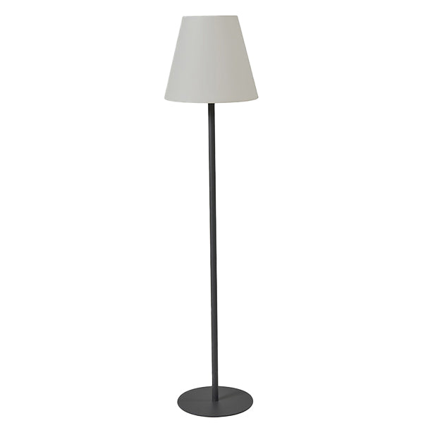 Pacific Lifestyle Grey Metal Outdoor Floor Lamp