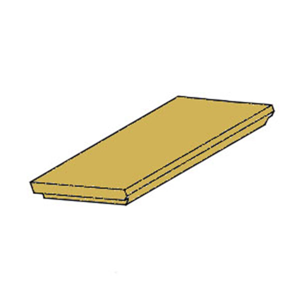 011/EZ031 - Charnwood Arc 5 Baffle / Throat Brick - Stove Supermarket