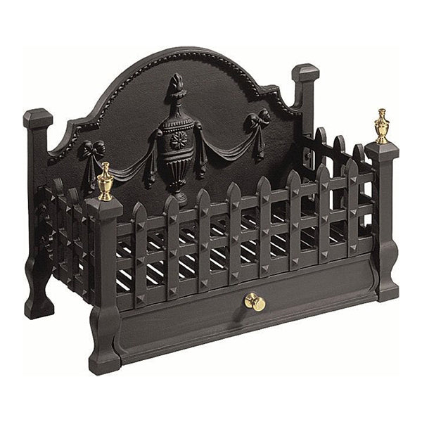 Gallery Castle Fire Basket - Black - Stove Supermarket