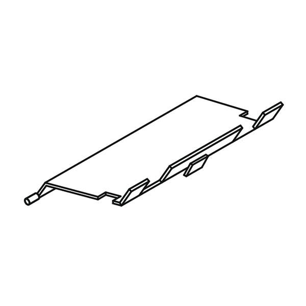 010/TW31J - Charnwood Country 8 Multi Fuel Baffle / Throat Plate