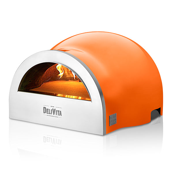 DeliVita Wood Fired Oven - Orange Blaze - Stove Supermarket