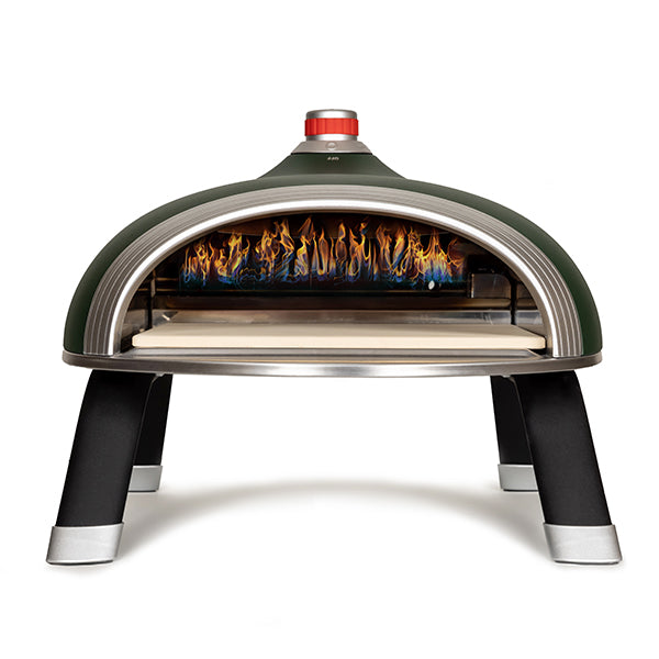 DeliVita Diavolo Gas Fired Pizza Oven Set - Green - Stove Supermarket