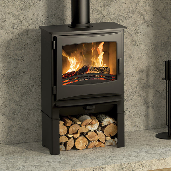 Flare Ignite 5 Widescreen Log Store Multi Fuel / Wood Burning Stove - Stove Supermarket