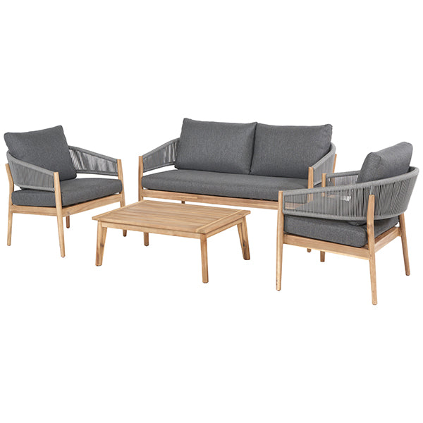 Pacific Lifestyle 4 Piece Denver Lounge Set - Stove Supermarket