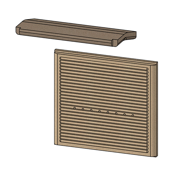 79740200 - Morso 7400 Series Baffle & Brick Set