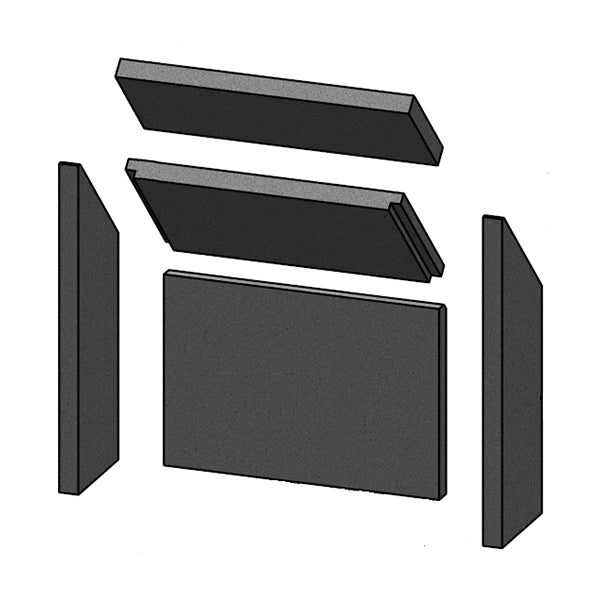 57103500 - Morso Brick Set - 4000 / 4100 Series & S10 - Stove Supermarket