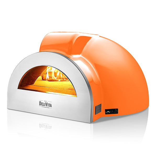 DeliVita Pro Dual Fuel Oven - Orange Blaze - Stove Supermarket