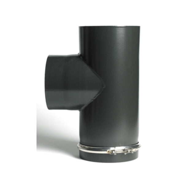 125mm (5") x 90° Degree Tee Piece With End Cap