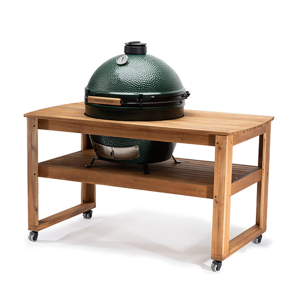 Big Green Egg XL & Eucalyptus Hardwood Table - Stove Supermarket