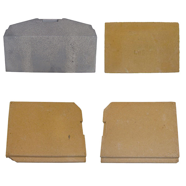Coalbrookdale Little Wenlock Baffle & Brick Set - Stove Supermarket