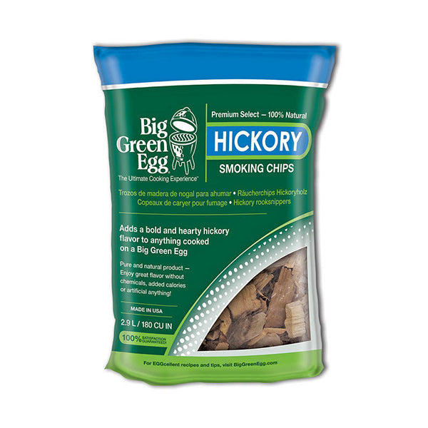 Big Green Egg Hickory Smoking Wood Chips