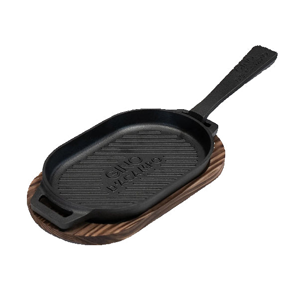 Gino D'Acampo - Cast Iron Griddle Pan - Stove Supermarket
