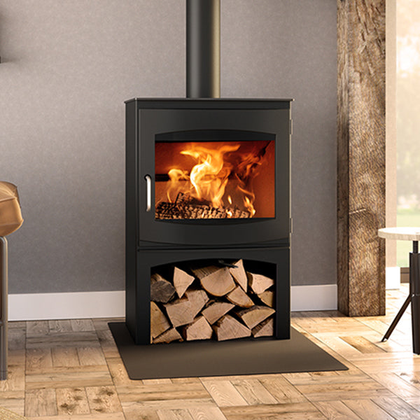 Dik Geurts Ivar 10 H20 Log Store Wood Burning Boiler Stove - Stove Supermarket