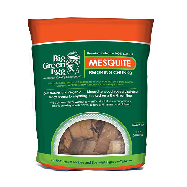 Big Green Egg Mesquite Smoking Wood Chunks - Stove Supermarket