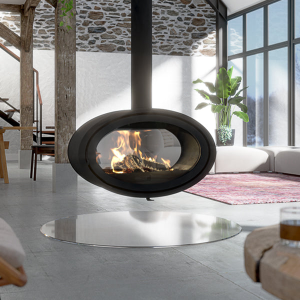 Dik Geurts Oval Tunnel Wood Burning Stove - Stove Supermarket