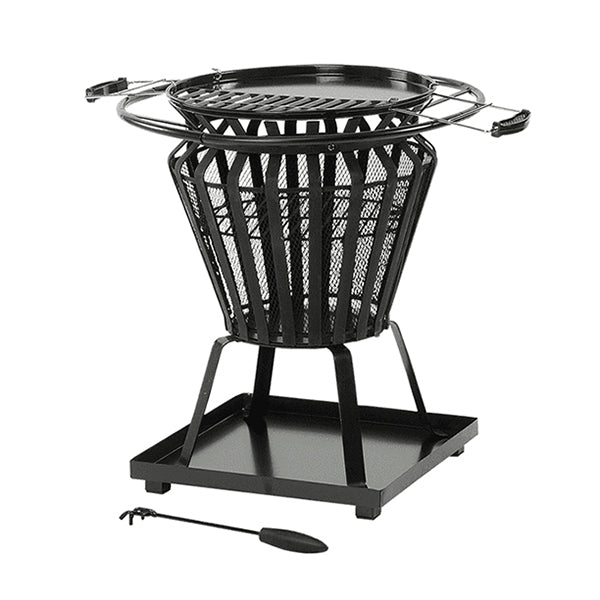 Lifestyle Signa Steel Fire Basket & Grill - Stove Supermarket