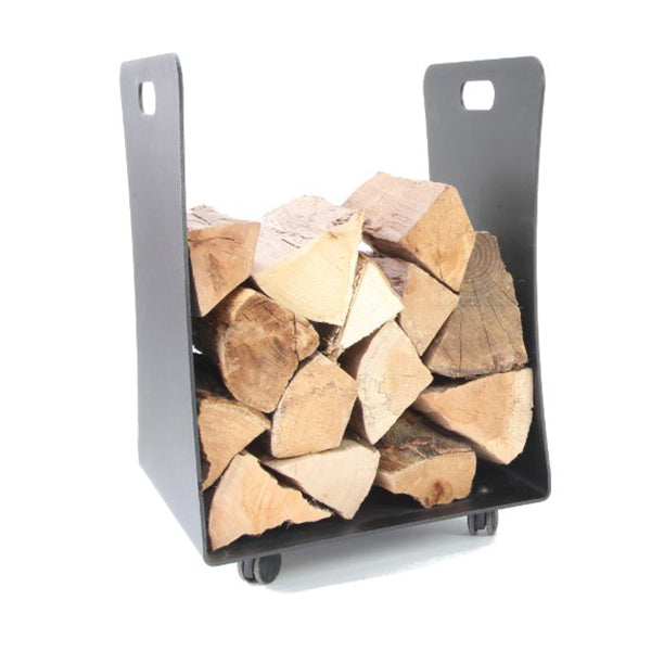 Thorney 1 Log Basket On Wheels - Stove Supermarket