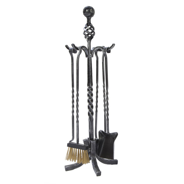 Lympsham 4 Piece Fireside Tool Set - Stove Supermarket