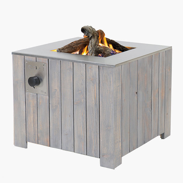 Pacific Lifestyle Cosicube 70 Grey Wash Fire Pit - Stove Supermarket