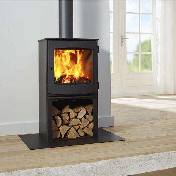 Dik Geurts Ivar 5 Log Store Multi Fuel / Wood Burning Stove - Stove Supermarket