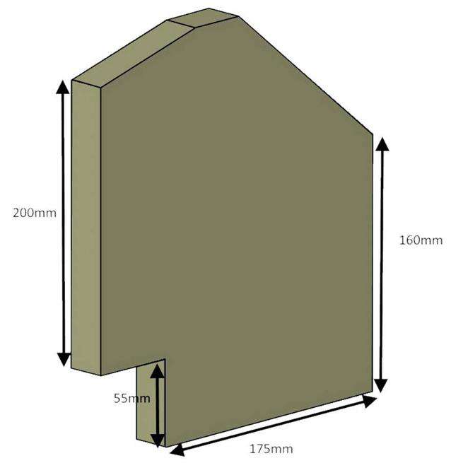 HH04108 - Hunter Vermiculite Brick Liner