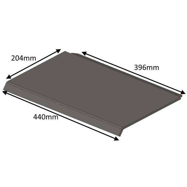 HH06120 - Hunter Steel Baffle / Throat Plate
