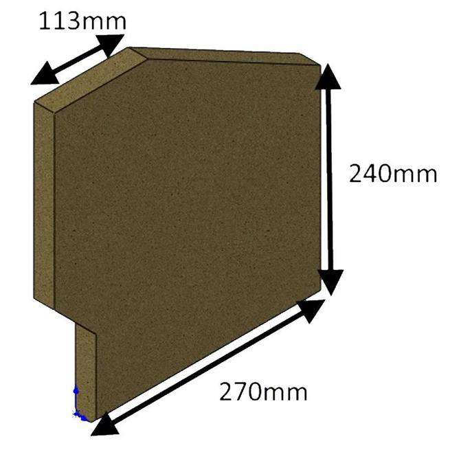 HHR14108 - Hunter Vermiculite Brick Liner