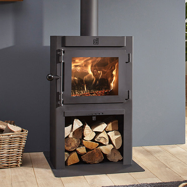 Dik Geurts Jannik Medium High Wood Burning Stove - Stove Supermarket