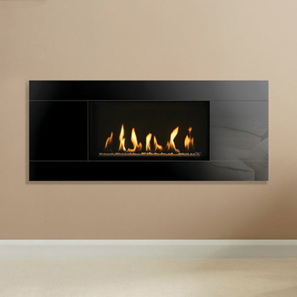 Gazco Studio 1 Slimline Glass Fronted Balanced Flue Gas Fire - Stove Supermarket