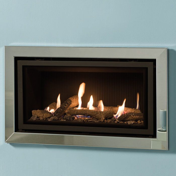 Gazco Studio 1 Glass Fronted Balanced Flue Gas Fire - Stove Supermarket