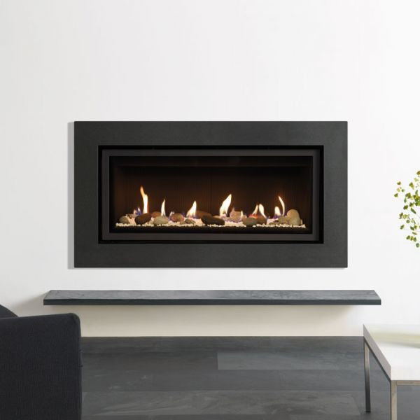 Gazco Studio 2 Glass Fronted Balanced Flue Gas Fire - Stove Supermarket
