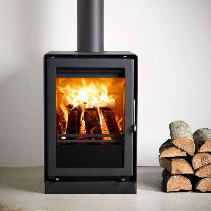 Westfire Uniq 35 Block Base Multi Fuel / Wood Burning Stove