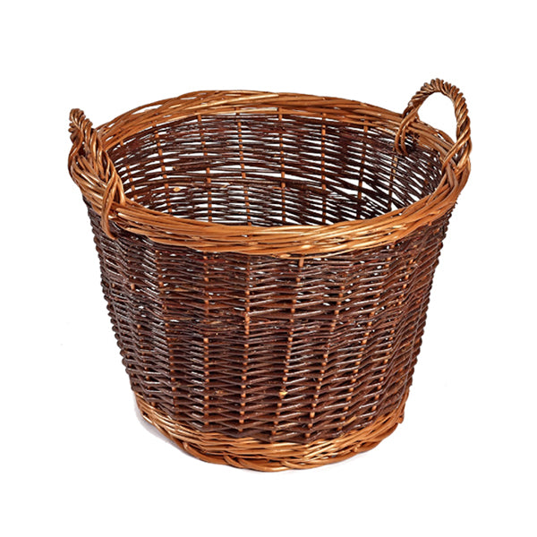 Buff Traditional Wicker Basket - Stove Supermarket