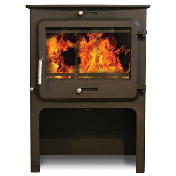 Ekol Clarity Autoblaze High Multi Fuel / Wood Burning Stove - Stove Supermarket