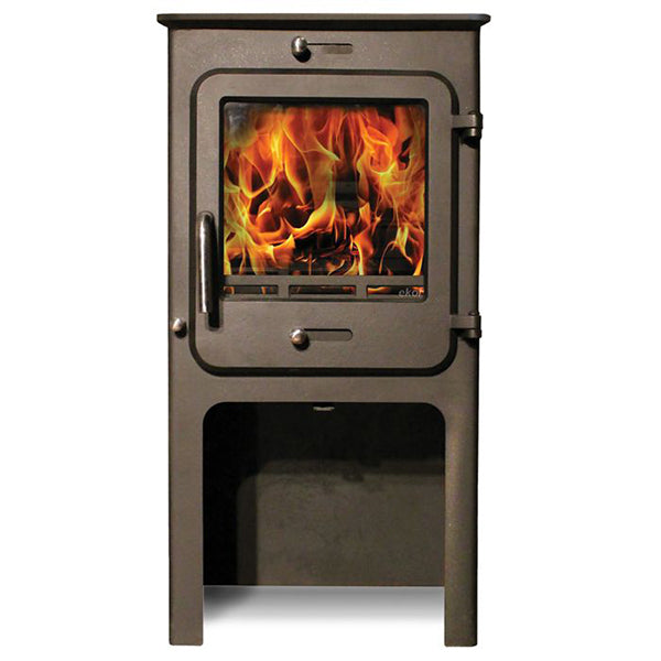 Ekol Clarity 8 High Multi Fuel / Wood Burning Stove - Stove Supermarket