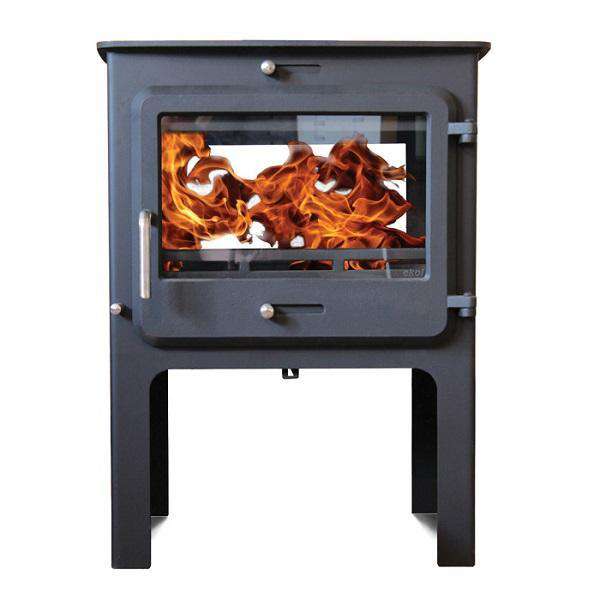 Ekol Clarity Double Sided High Multi Fuel / Wood Burning Stove - Stove Supermarket