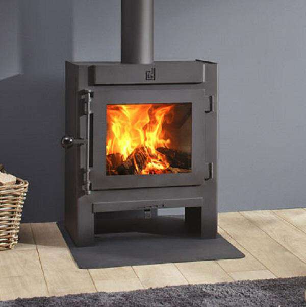 Dik Geurts Jannik Medium Low Wood Burning Stove - Stove Supermarket