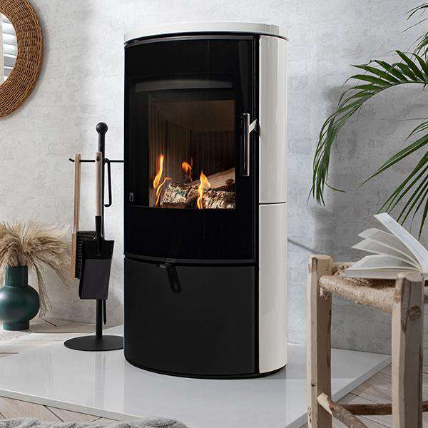 Arada Lagom 4 Ceramic Wood Burning Stove - Stove Supermarket