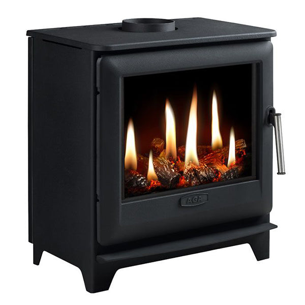Aga Ludlow EC5W Wide Balanced Flue Gas Stove - Stove Supermarket