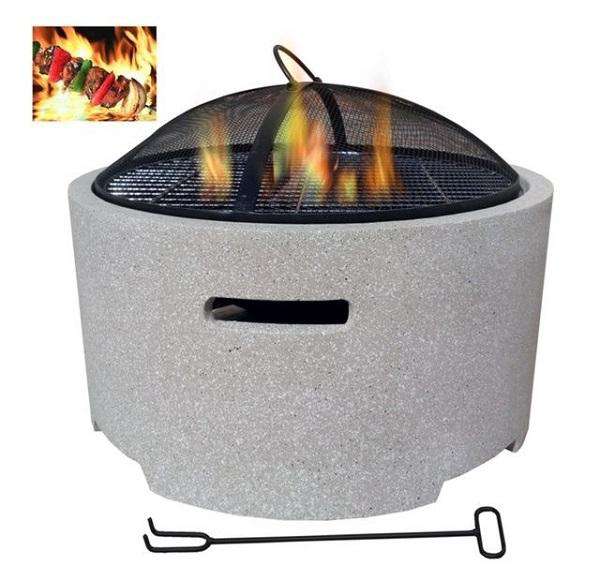 Lifestyle Adena Outdoor MGO Fire Pit - Stove Supermarket