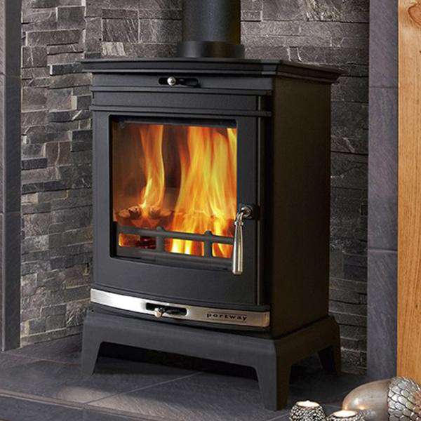 Portway Rochester 5 Multi Fuel / Wood Burning Stove - Stove Supermarket