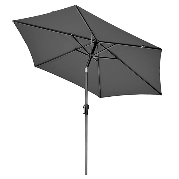 Pacific Lifestyle Riva 2.5m Round Parasol - Anthracite - Stove Supermarket