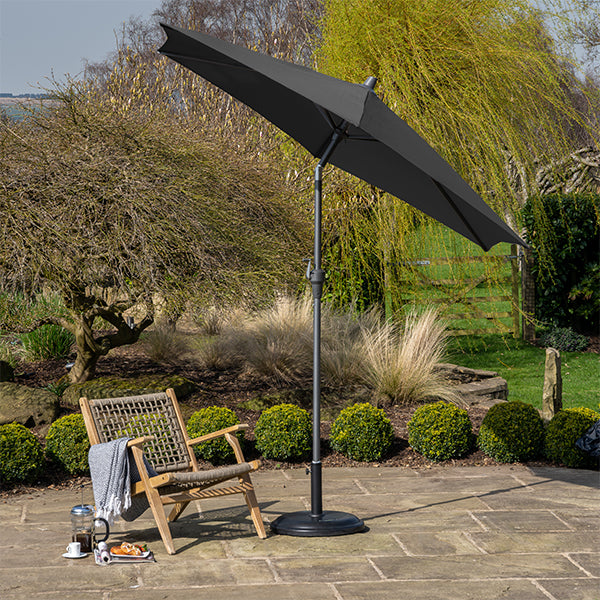 Pacific Lifestyle Riva 2.5m Round Parasol - Anthracite - Stove Supermarket