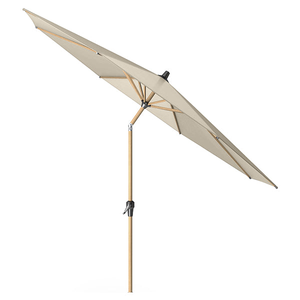 Pacific Lifestyle Riva Teak 3m Round Parasol - Champagne - Stove Supermarket