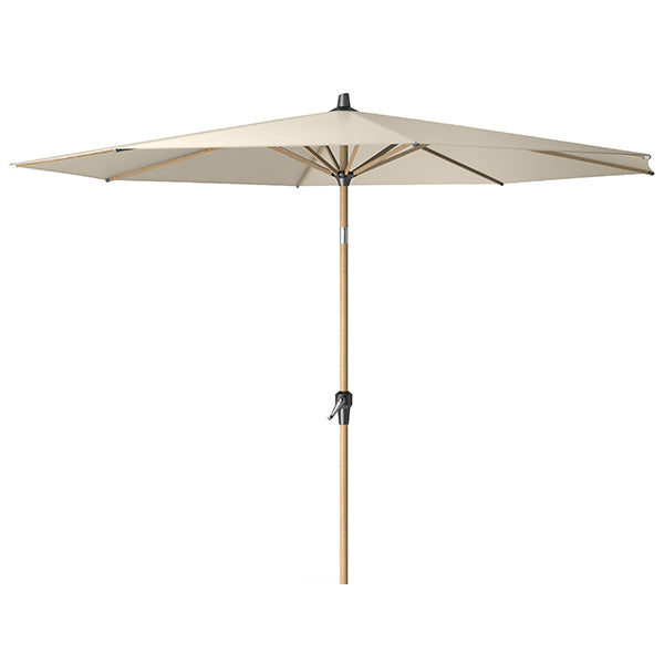 Pacific Lifestyle Riva Teak 3m Round Parasol - Champagne - Stove Supermarket