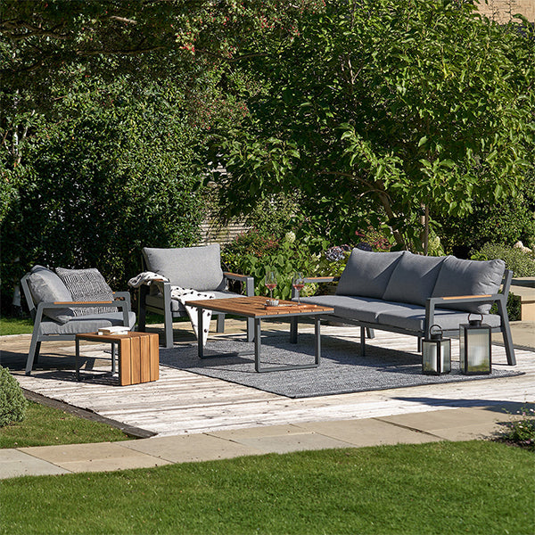 Pacific Lifestyle Stockholm Lounge Set - Anthracite