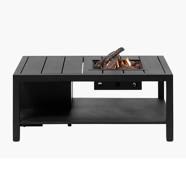 Pacific Lifestyle Cosiflow 120 Rectangular Anthracite Fire Pit Table - Stove Supermarket